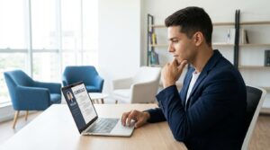 Homem mostra como usou a IA para fazer currículo grátis