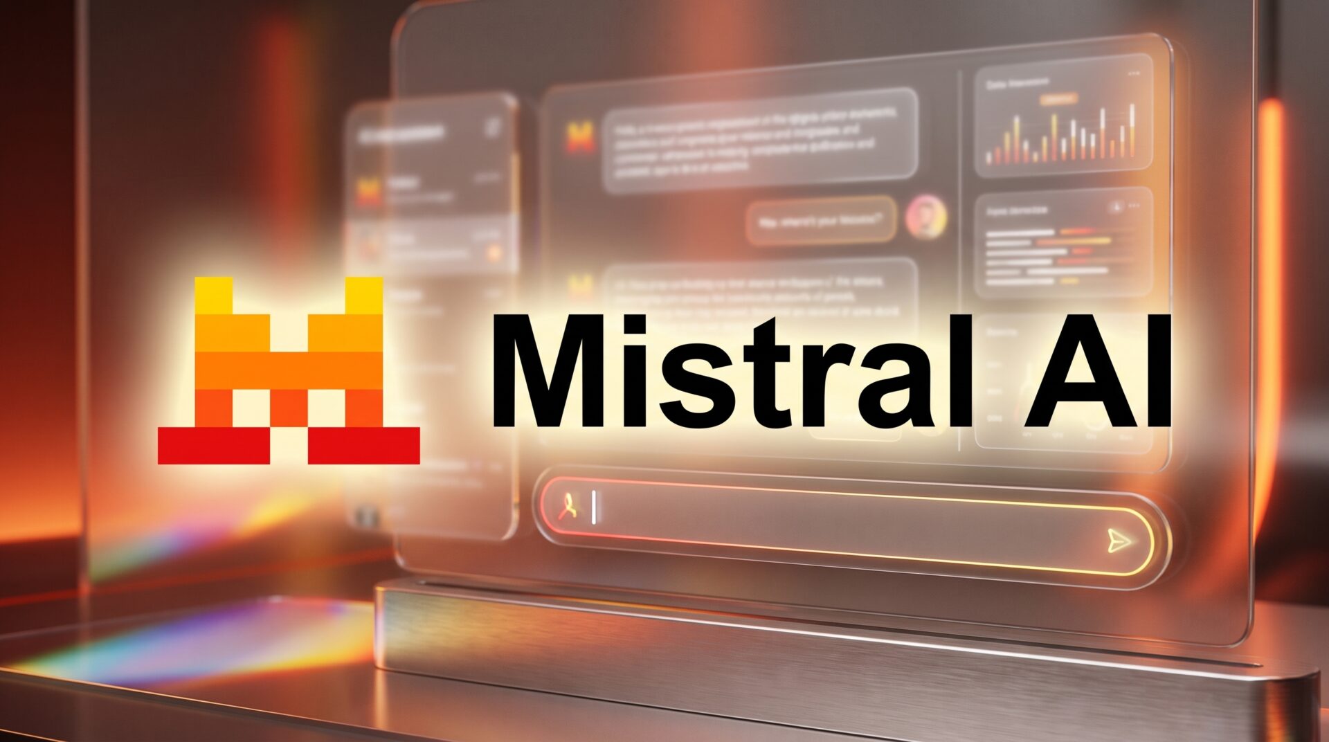 Ilustração sobre o que é o Mistral, a IA francesa open-source