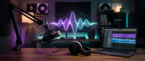 ia para podcast: produção de episódios com inteligência artificial em 2026