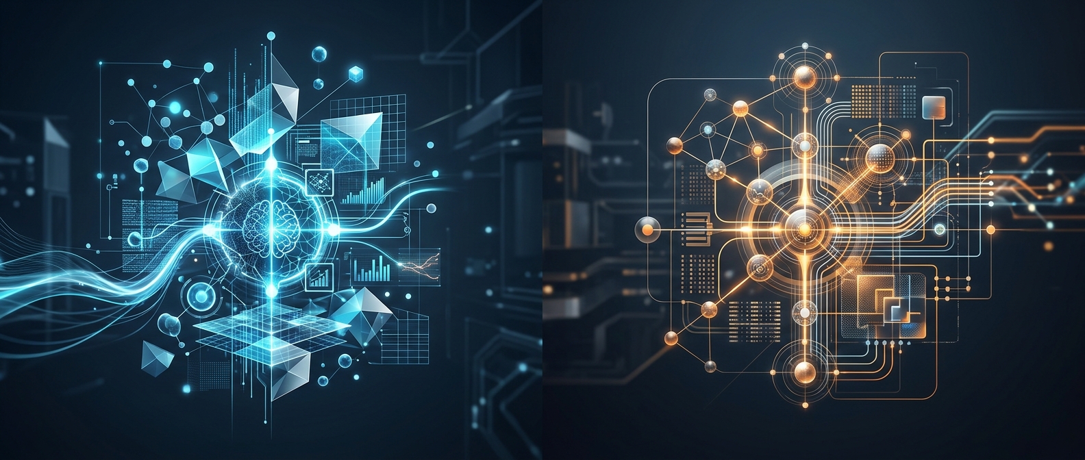 DeepSeek vs ChatGPT: visual comparison of AI platforms interface