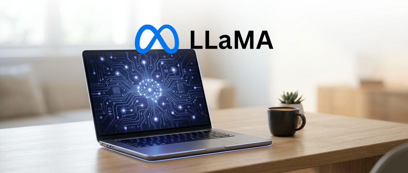 Capa Llama da Meta - IA local de peso aberto