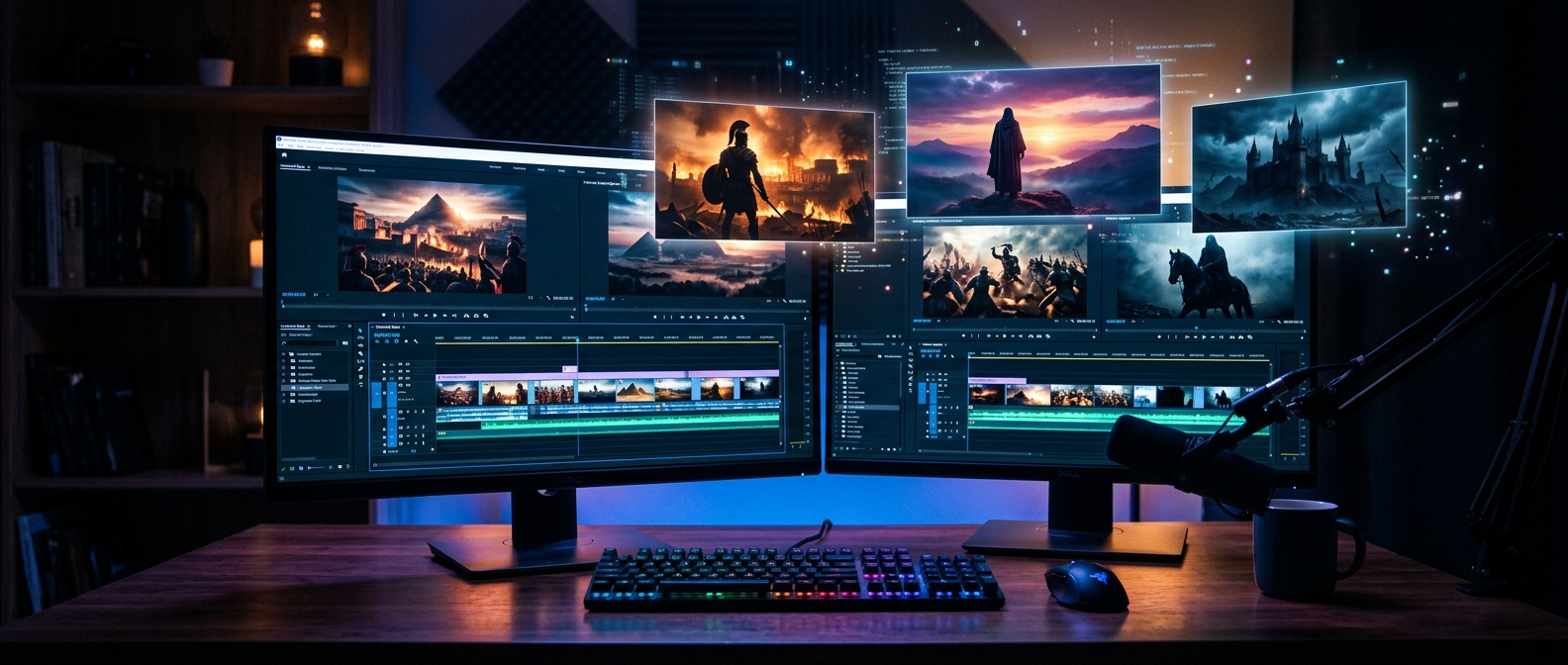 Como criar vídeos com IA de graça para canal dark usando ZSky AI e faturar com renda extra