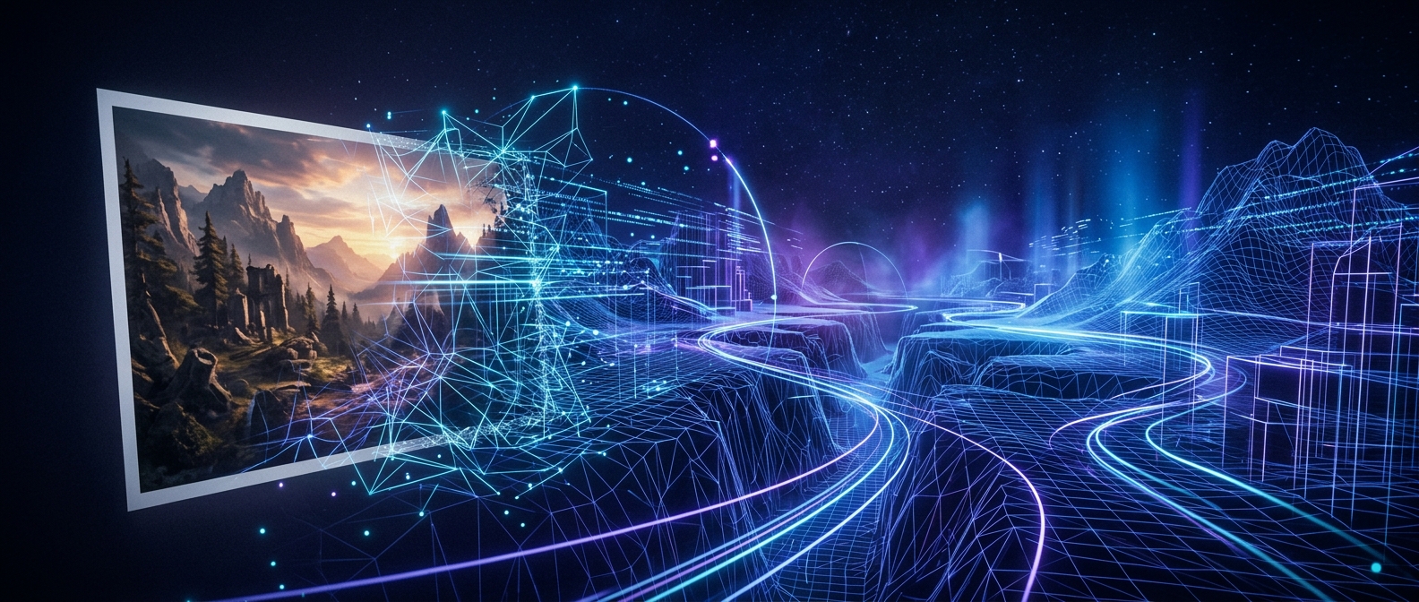 World Labs Atlas transforma imagem em mundo 3D navegável com inteligência espacial